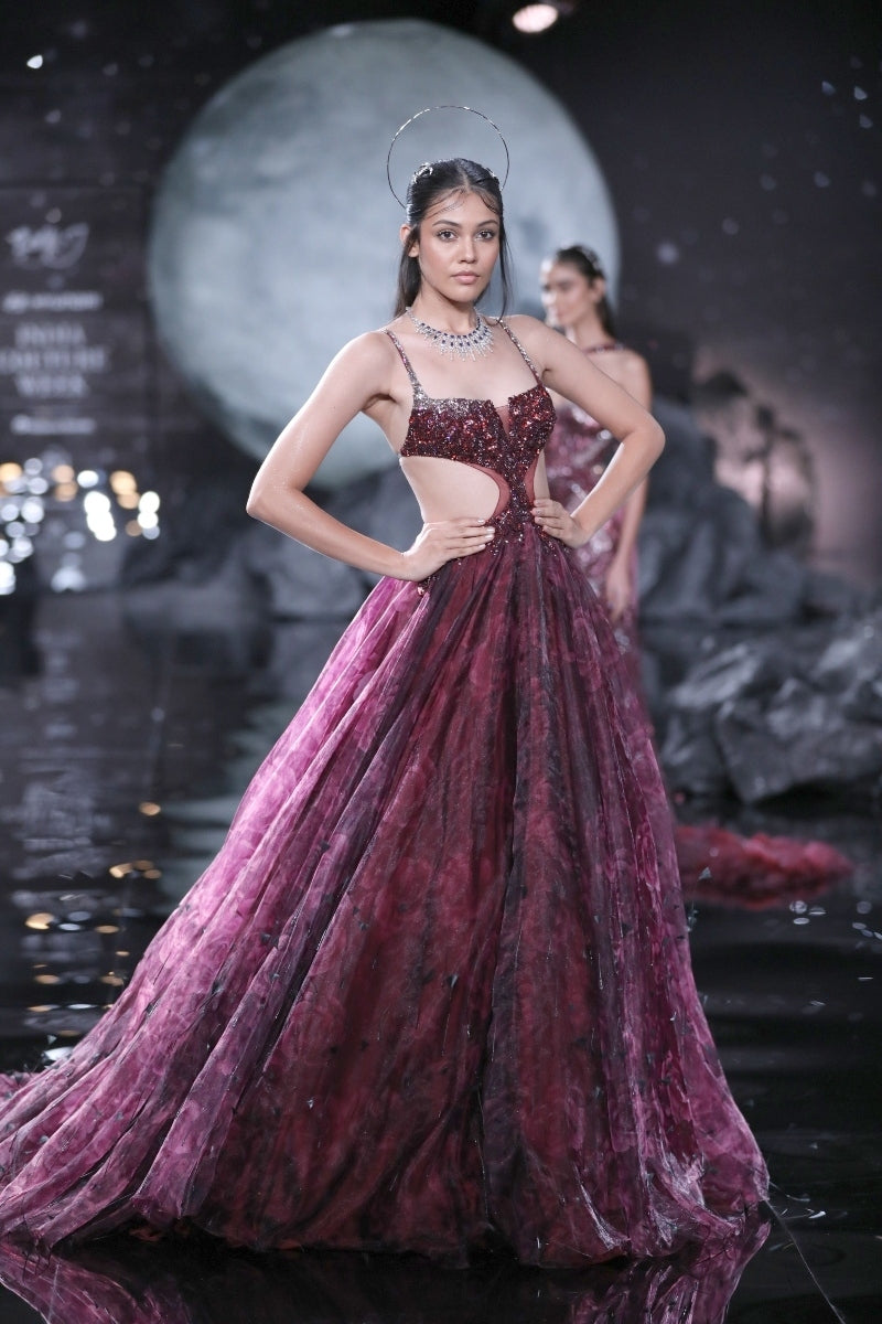 Lone" Organza Gown