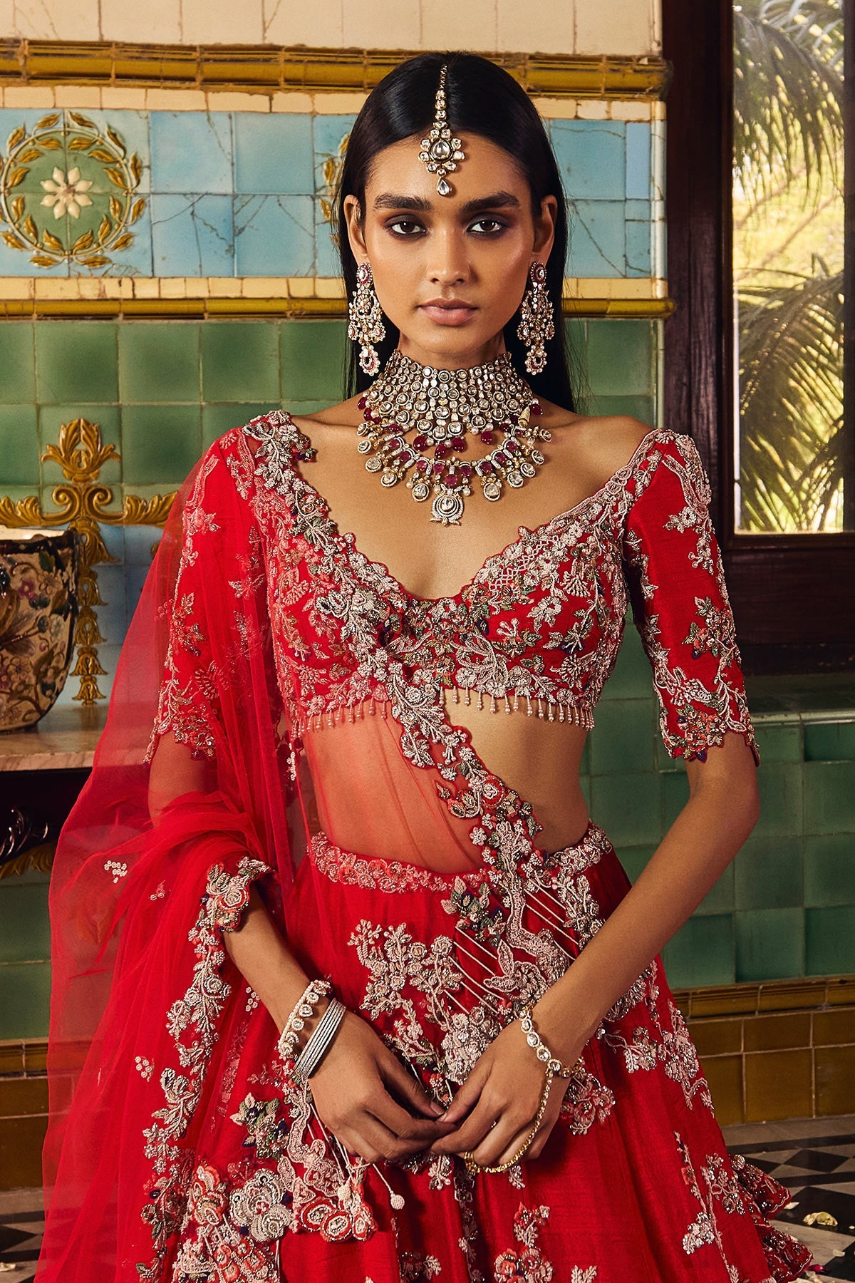 "Charlotte" Bridal Lehenga Set