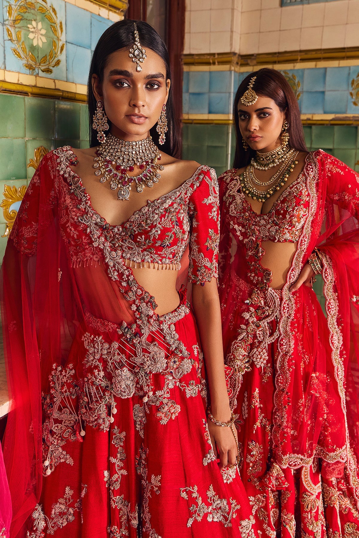 "Charlotte" Bridal Lehenga Set