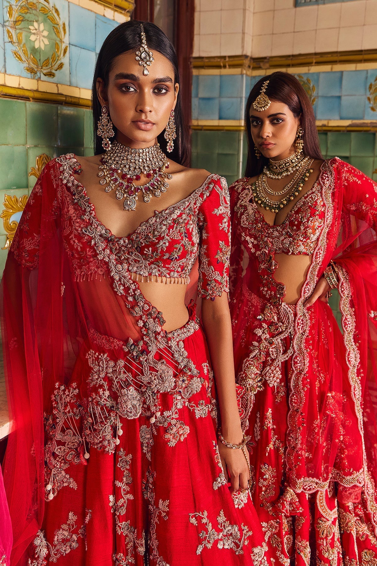 "Charlotte" Bridal Lehenga Set
