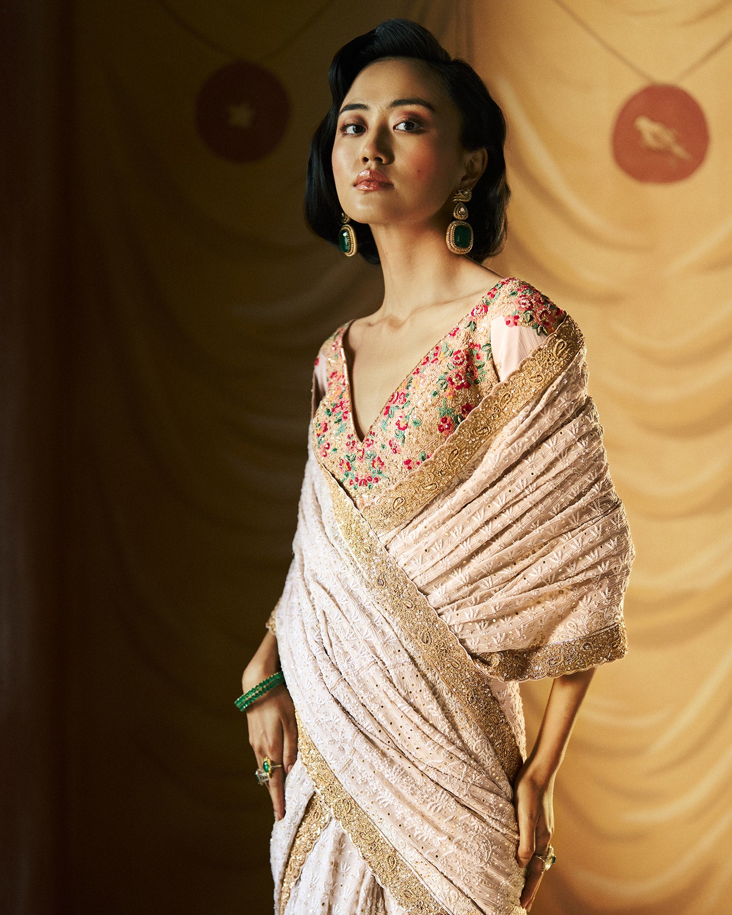 Elara Chikankari Saree