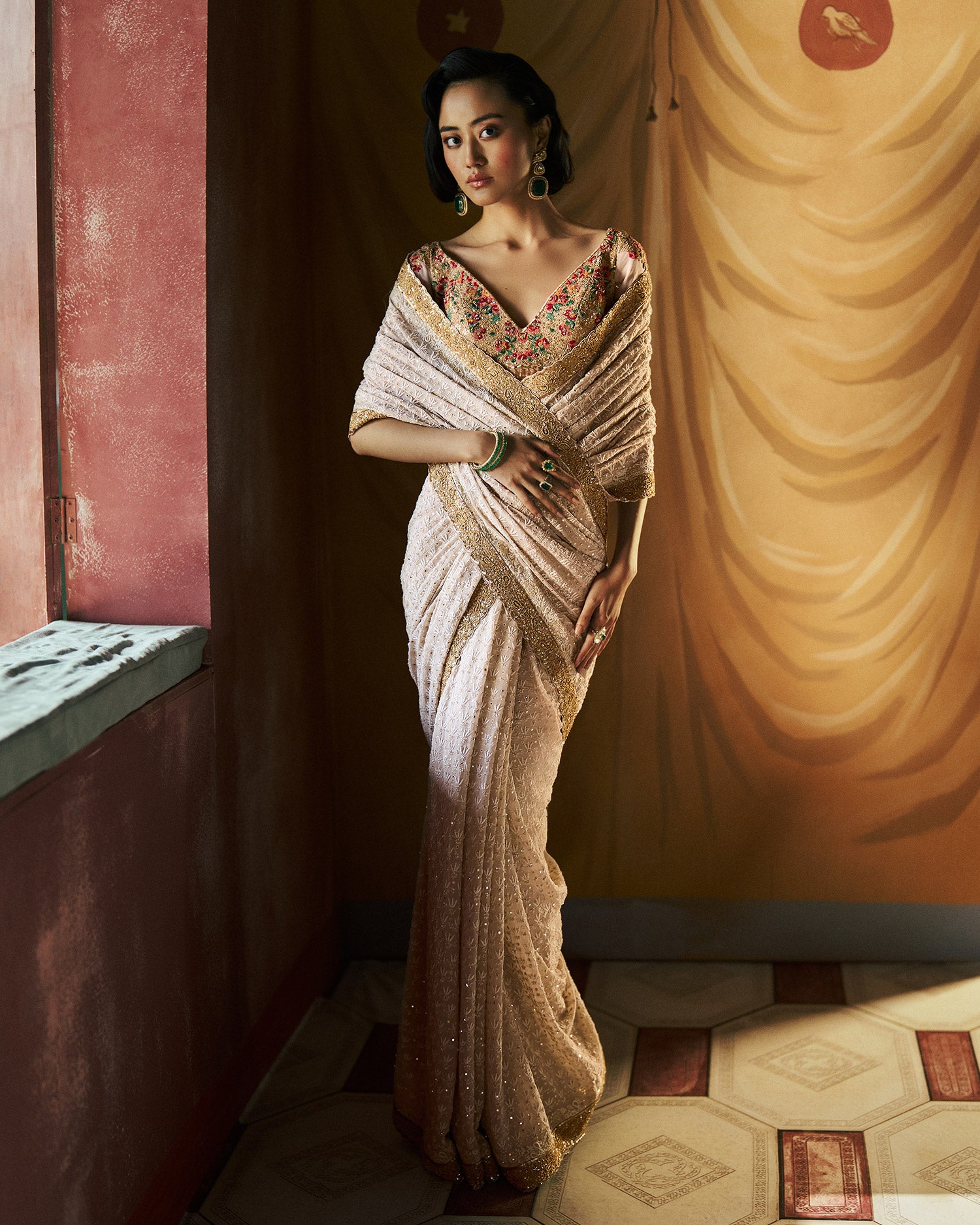 Elara Chikankari Saree