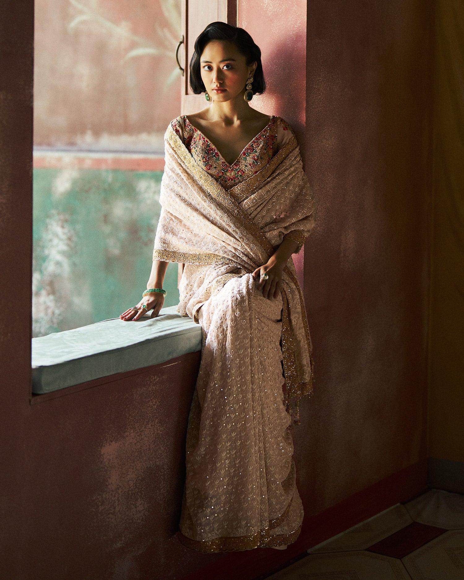 Elara Chikankari Saree