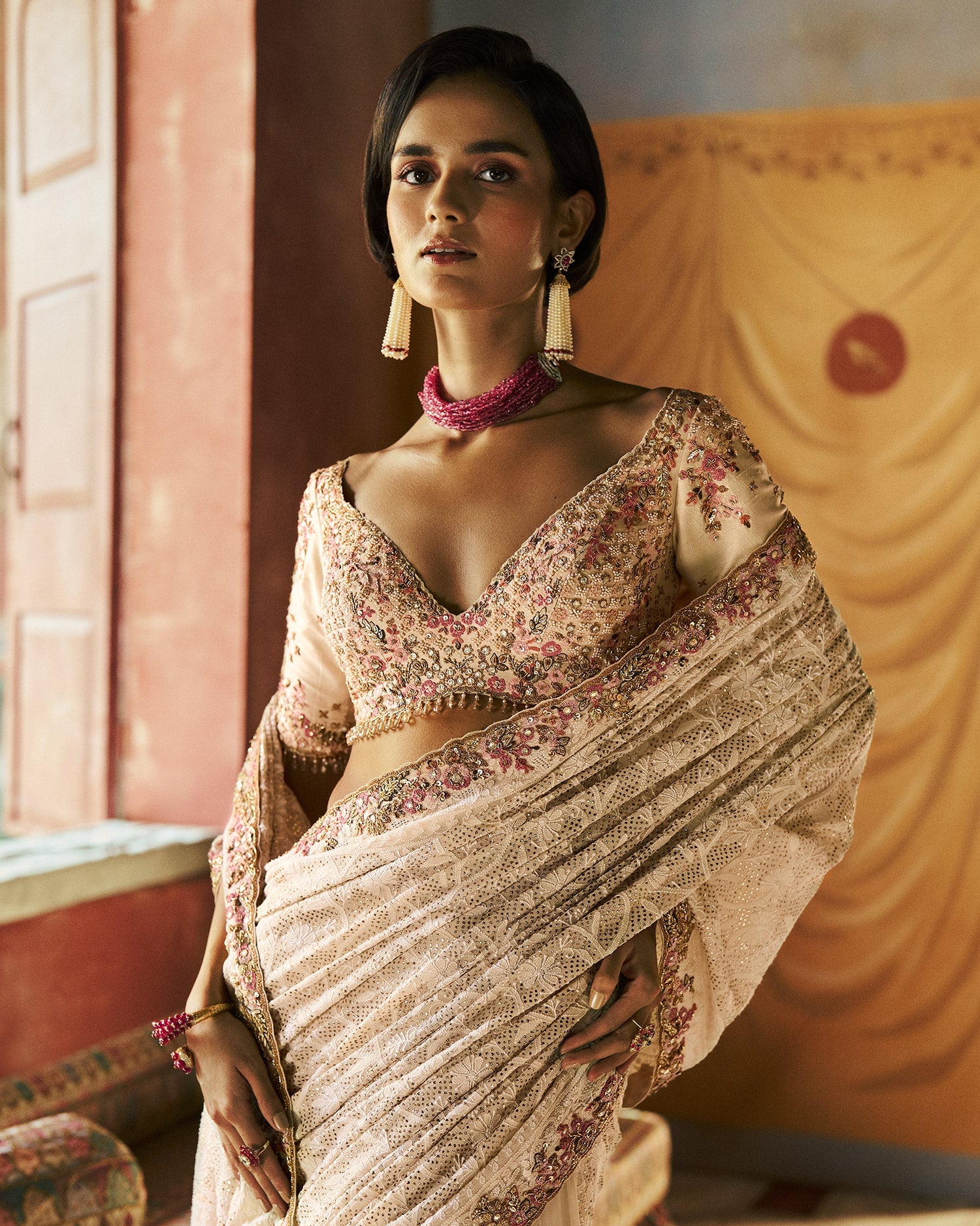 Fleurmist Chikankari Saree