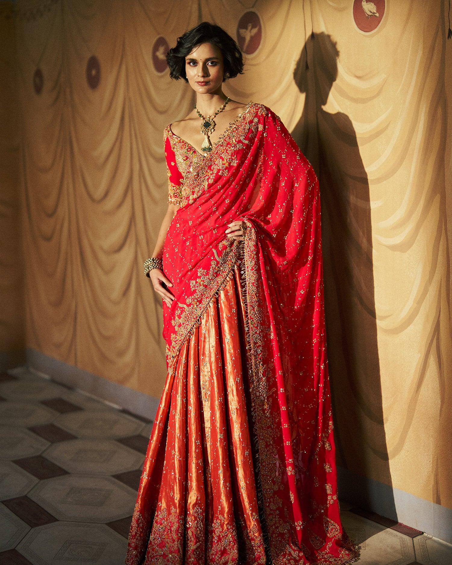 Roumira Lehenga Saree