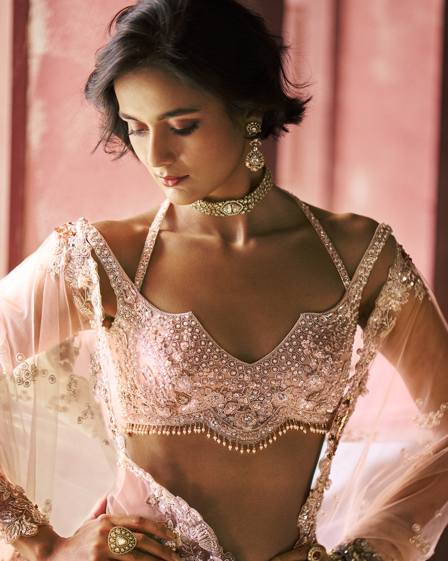 Dewblush Cocktail Lehenga