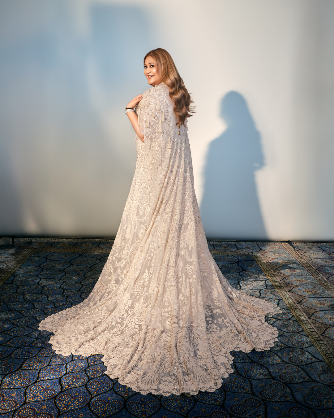 Seema Singh in Custom Dolly J at Festival De Cannes