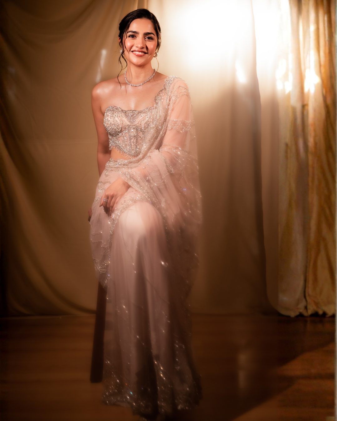 RUKMINI in Moonlit Whisper Saree