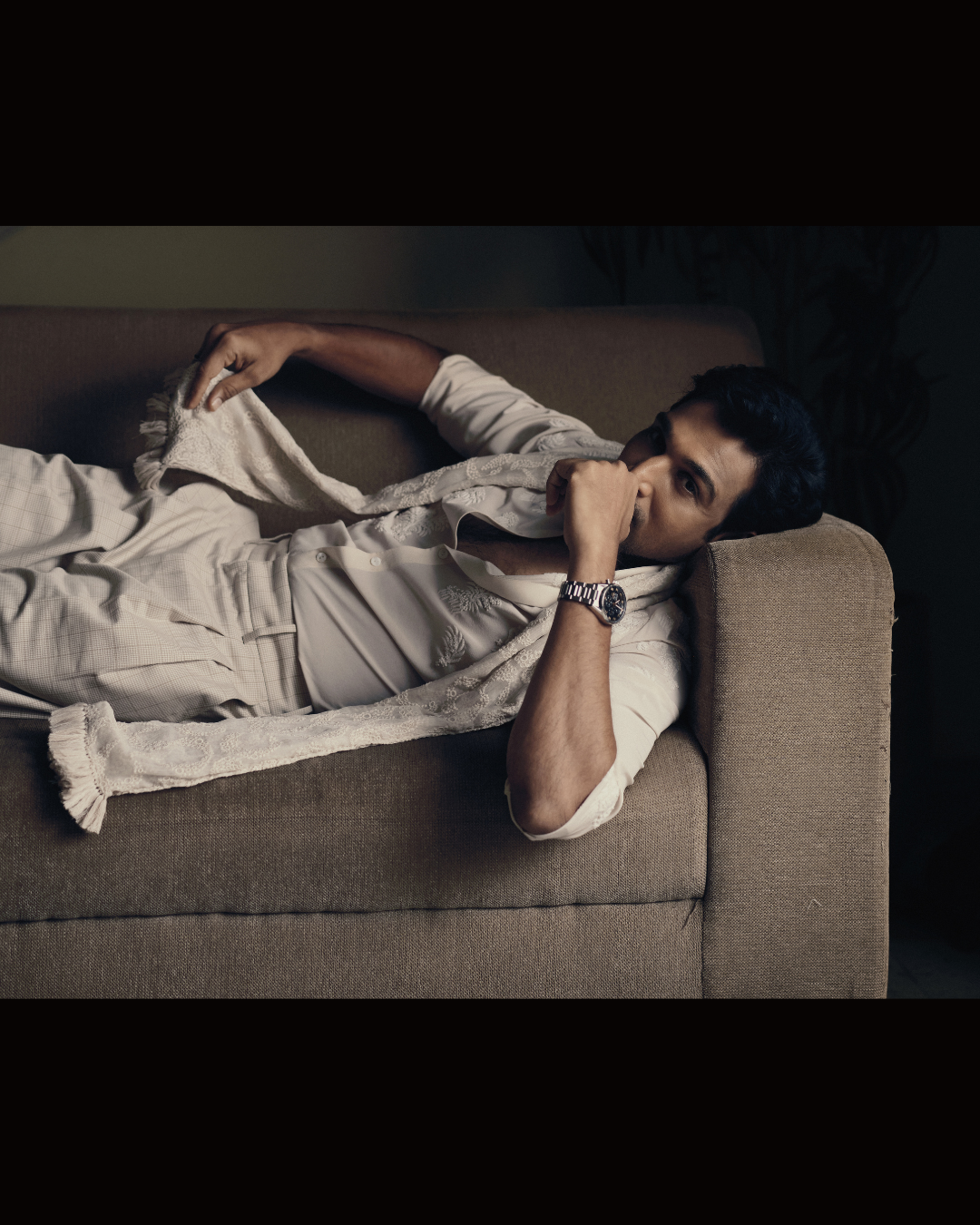Patik Gandhi in The Alabaster Shirt and Trouser