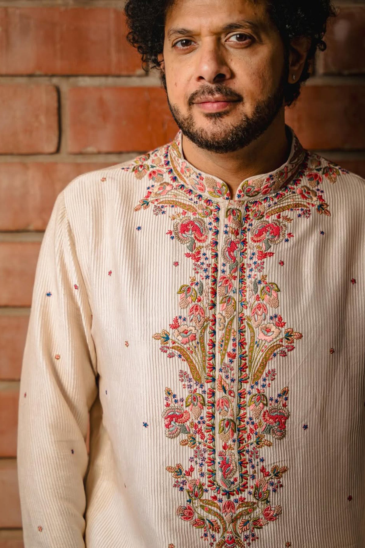 Mahesh kale In The Elias Ivory Kurta Set