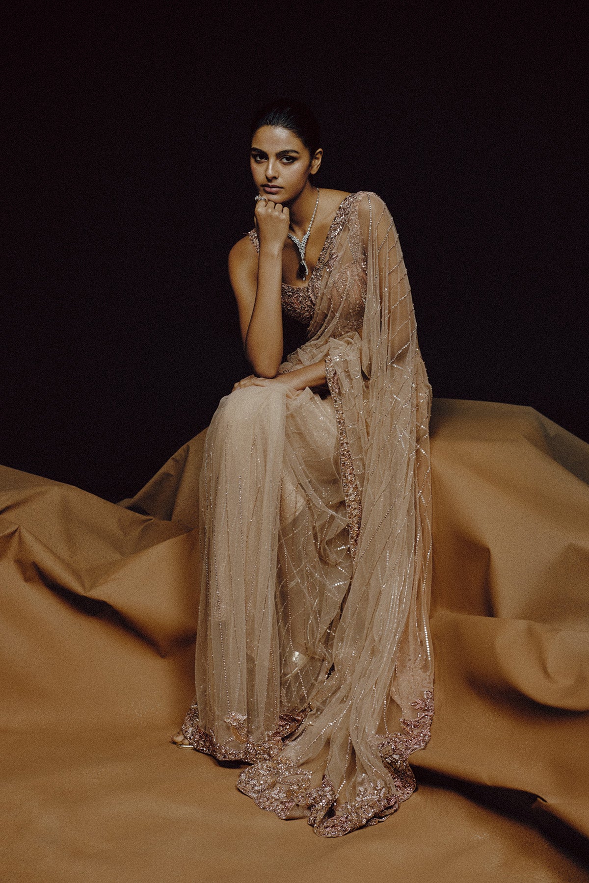 Seraphic Sheen Saree