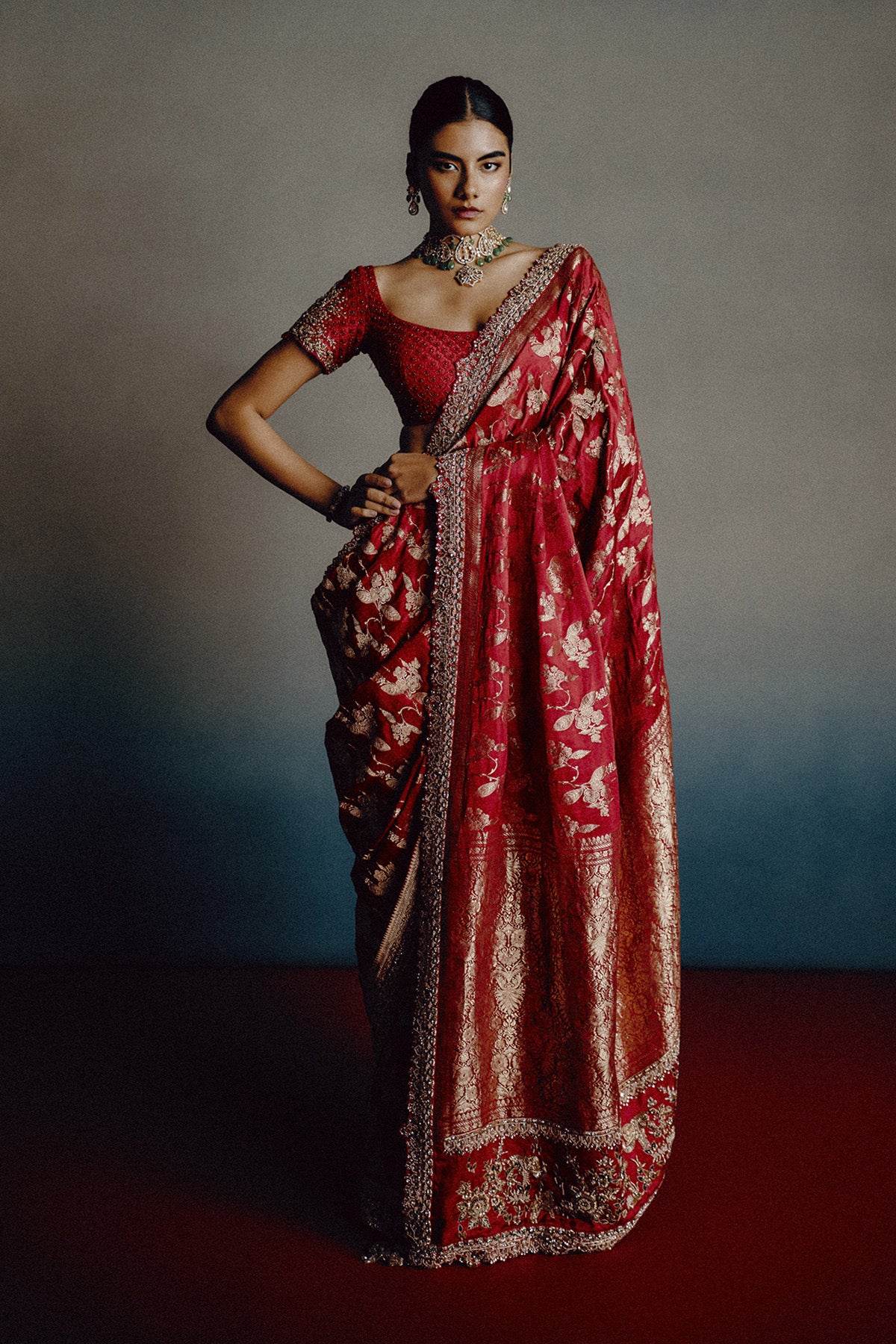 Red Epiphany Bridal Saree
