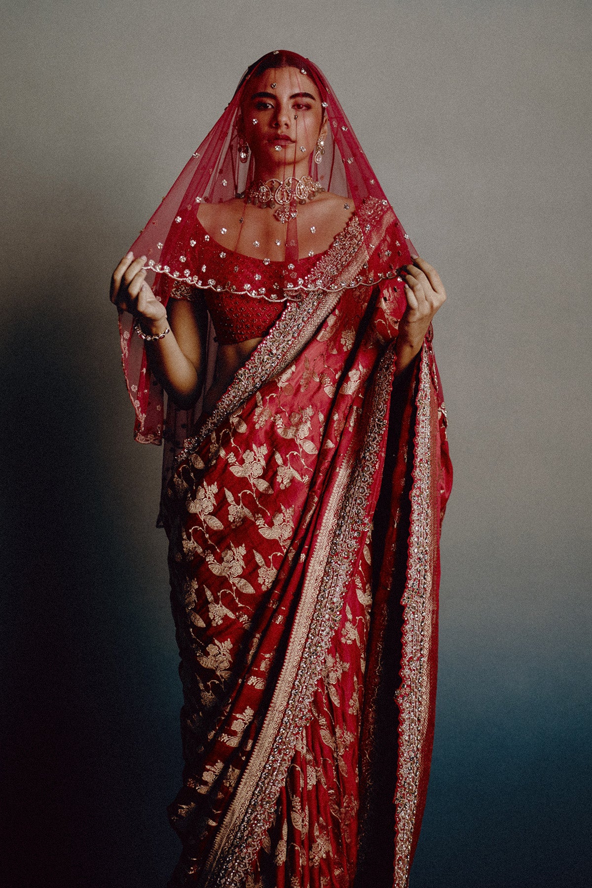 Red Epiphany Bridal Saree