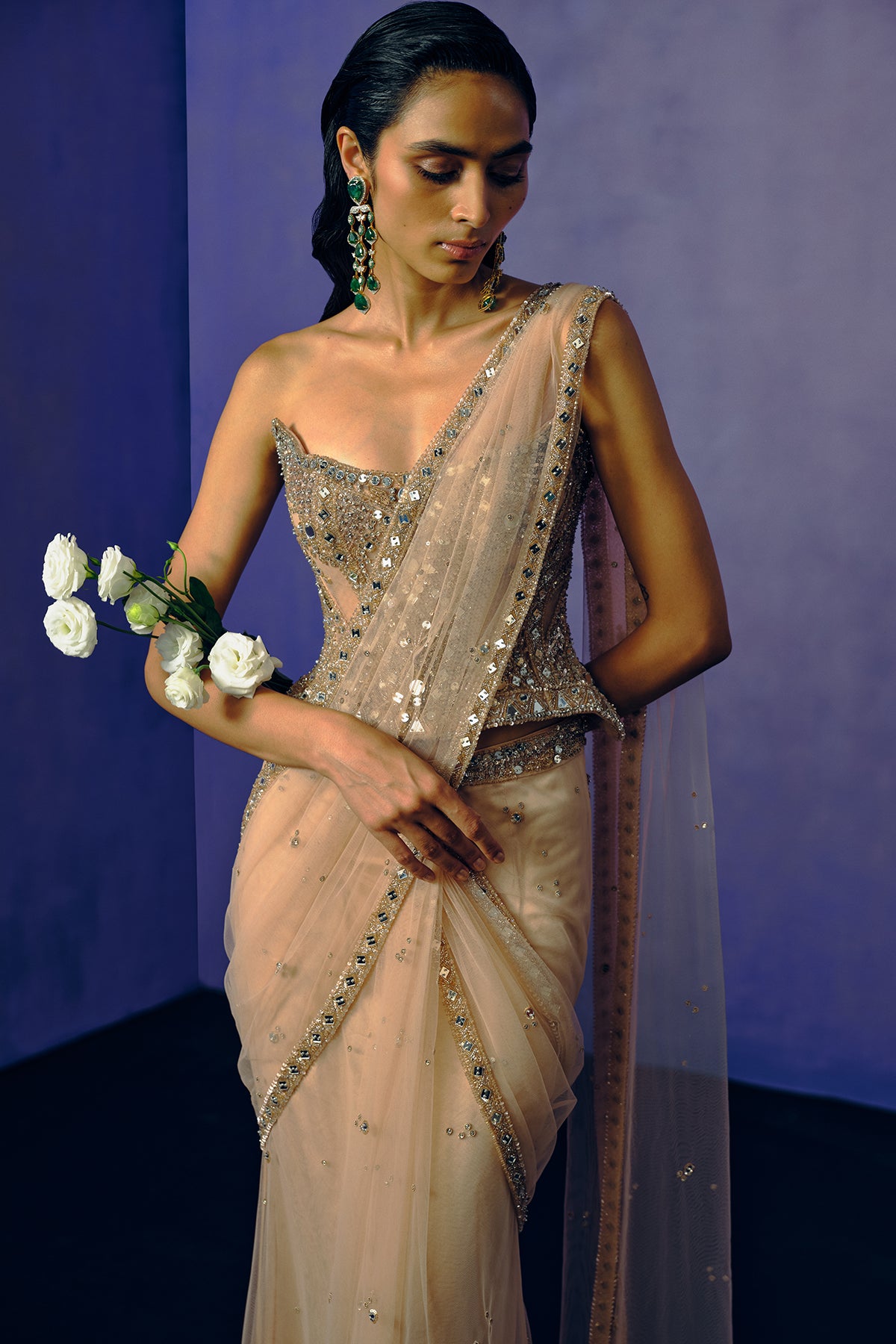 The Afterglow Drape Saree