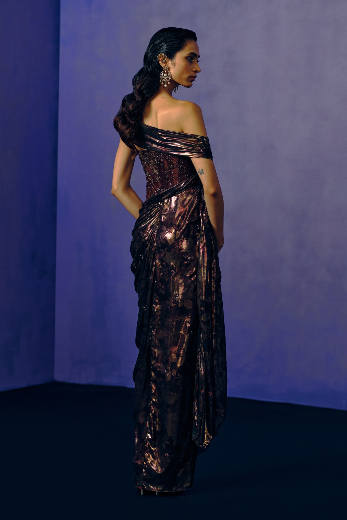 Smoked Bronze Evening Gown