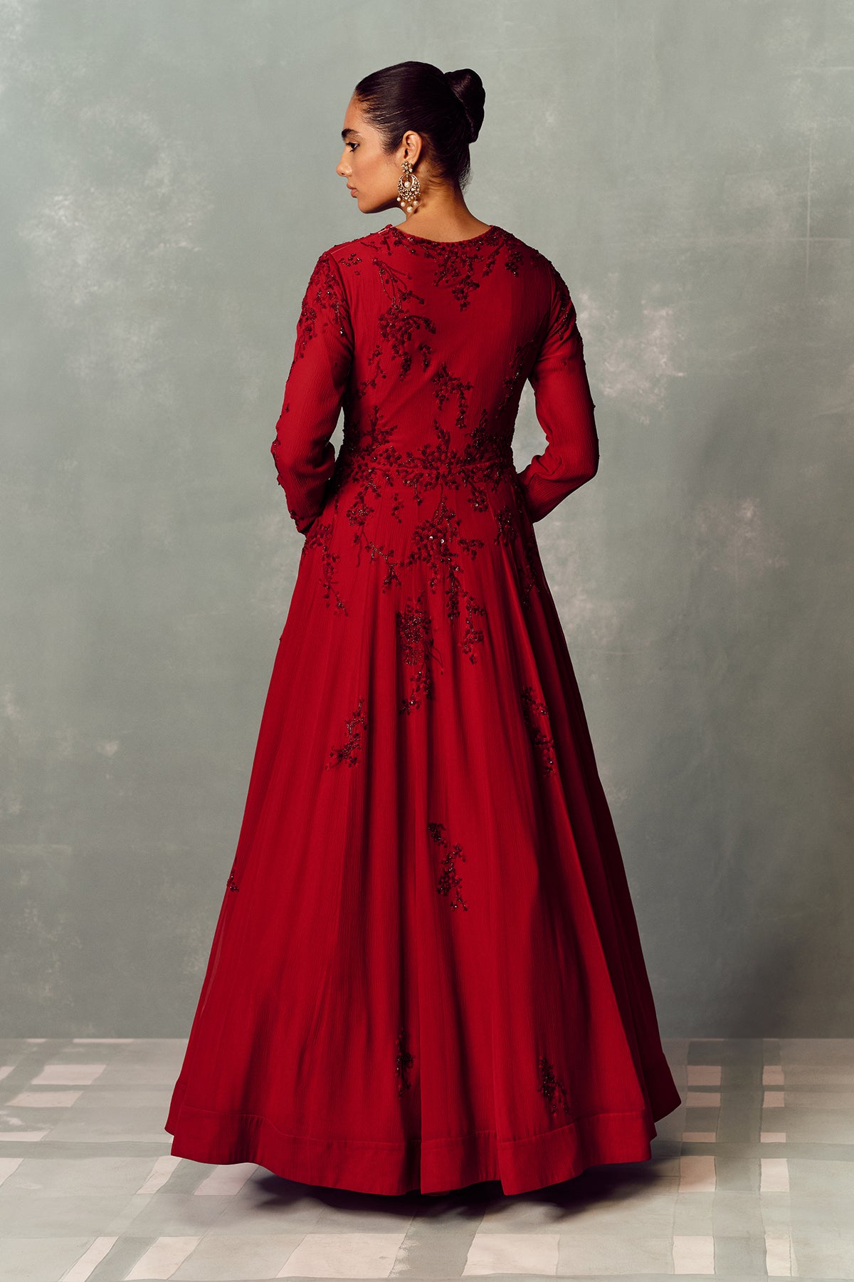 The Imperial Ruby Anarkali