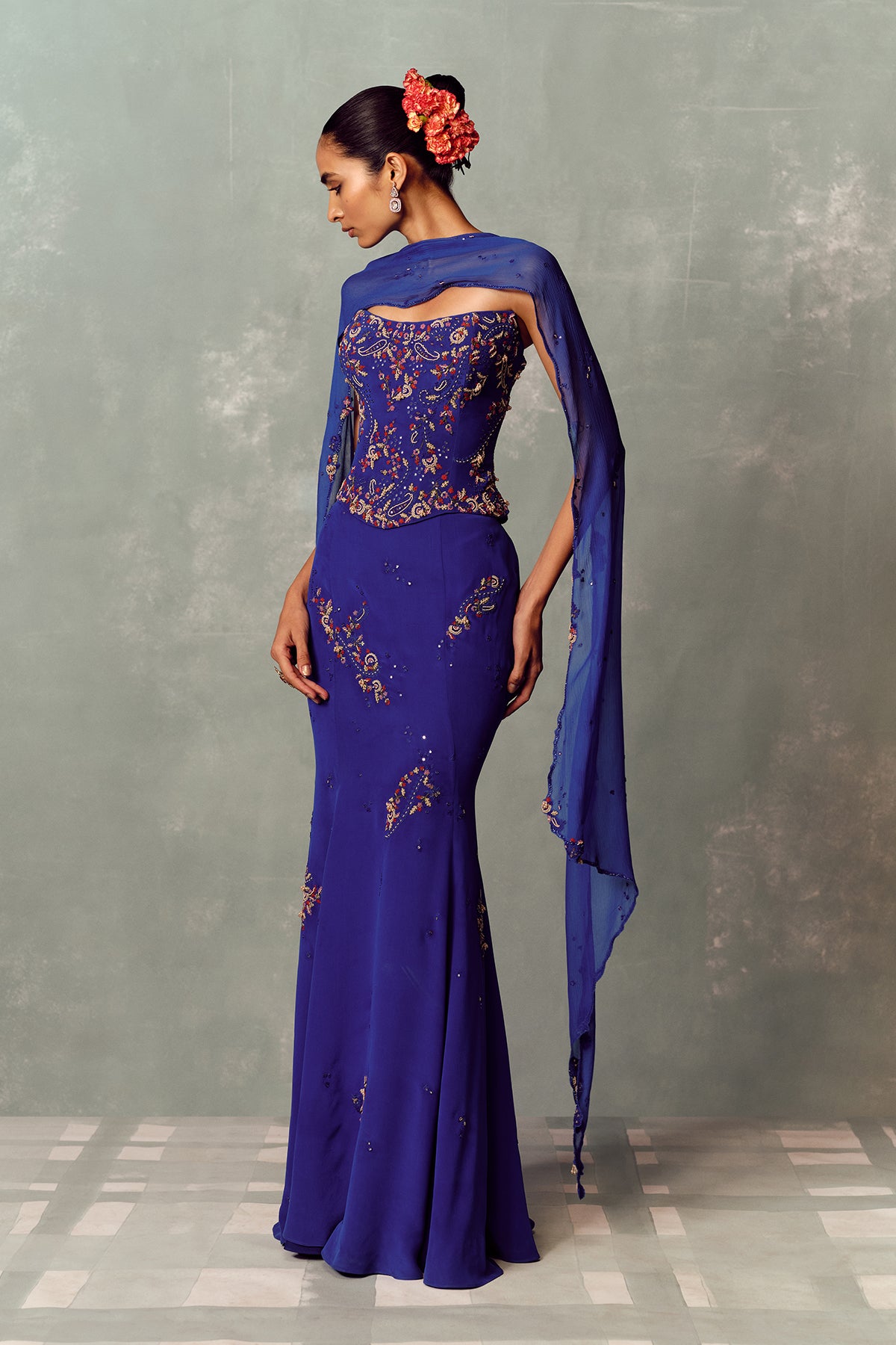 Azure Muse CORSET AND SKIRT SET