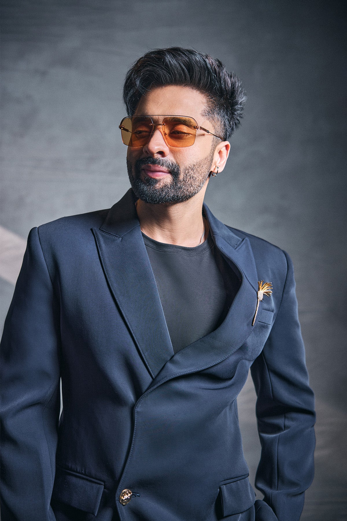 Jackyy bhagnani in Onyx Tuxedo