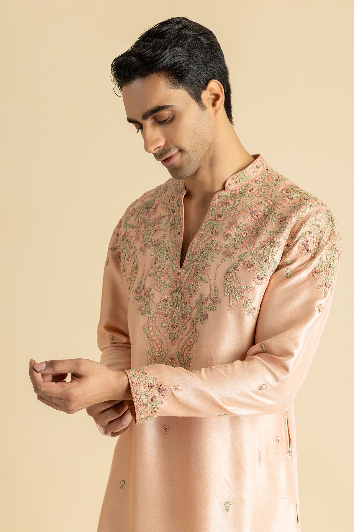 Peach Haze Kurta & Pant set