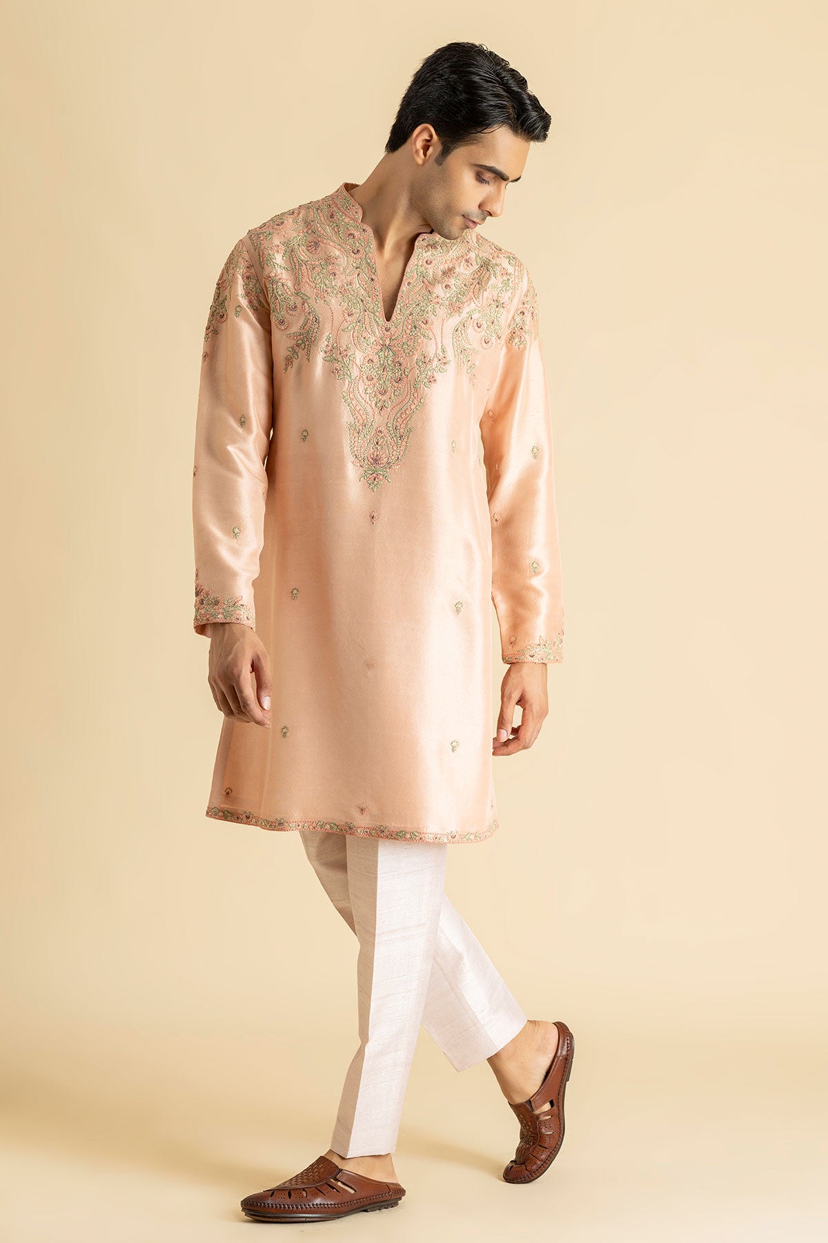 Peach Haze Kurta & Pant set