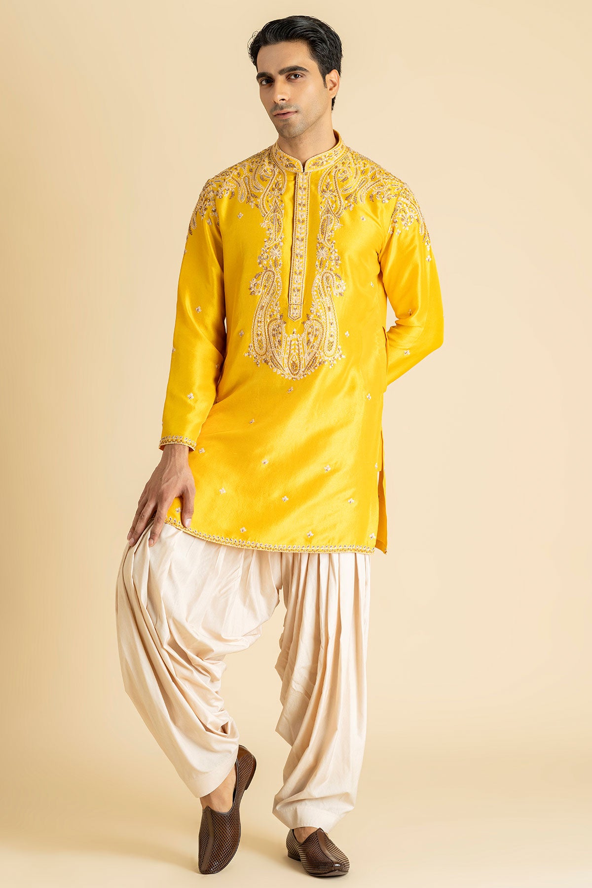 Desert Marigold Kurta & Salwar Set
