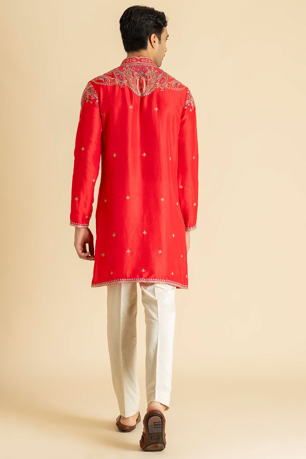 Red Reverie Kurta Set