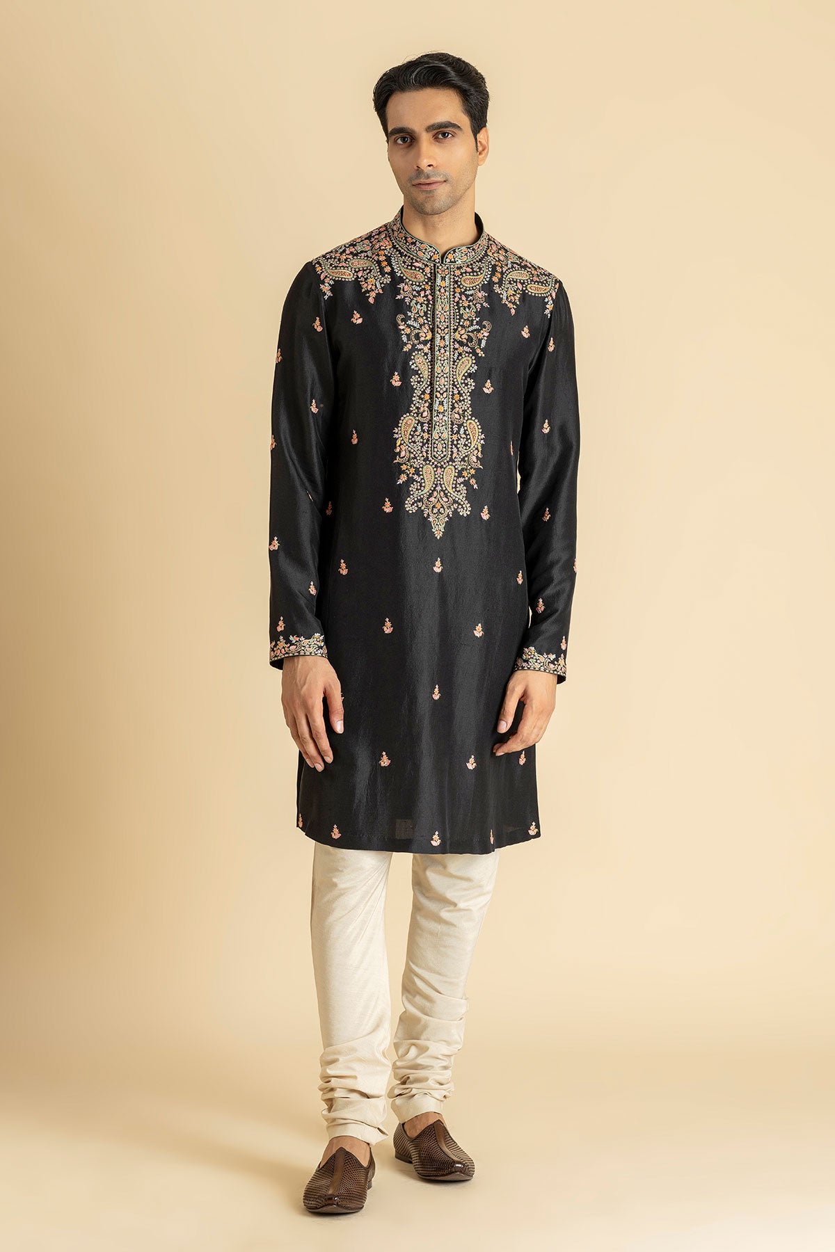 Smokewood Kurta & Churidar Set
