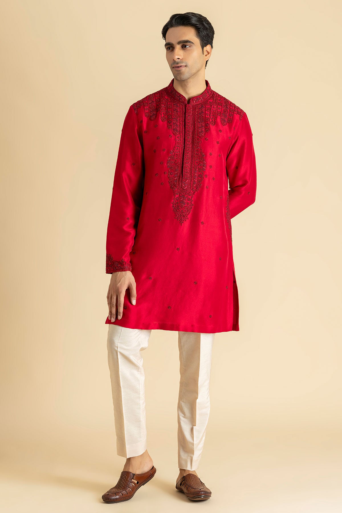 Scarlet Rhythm Kurta Set