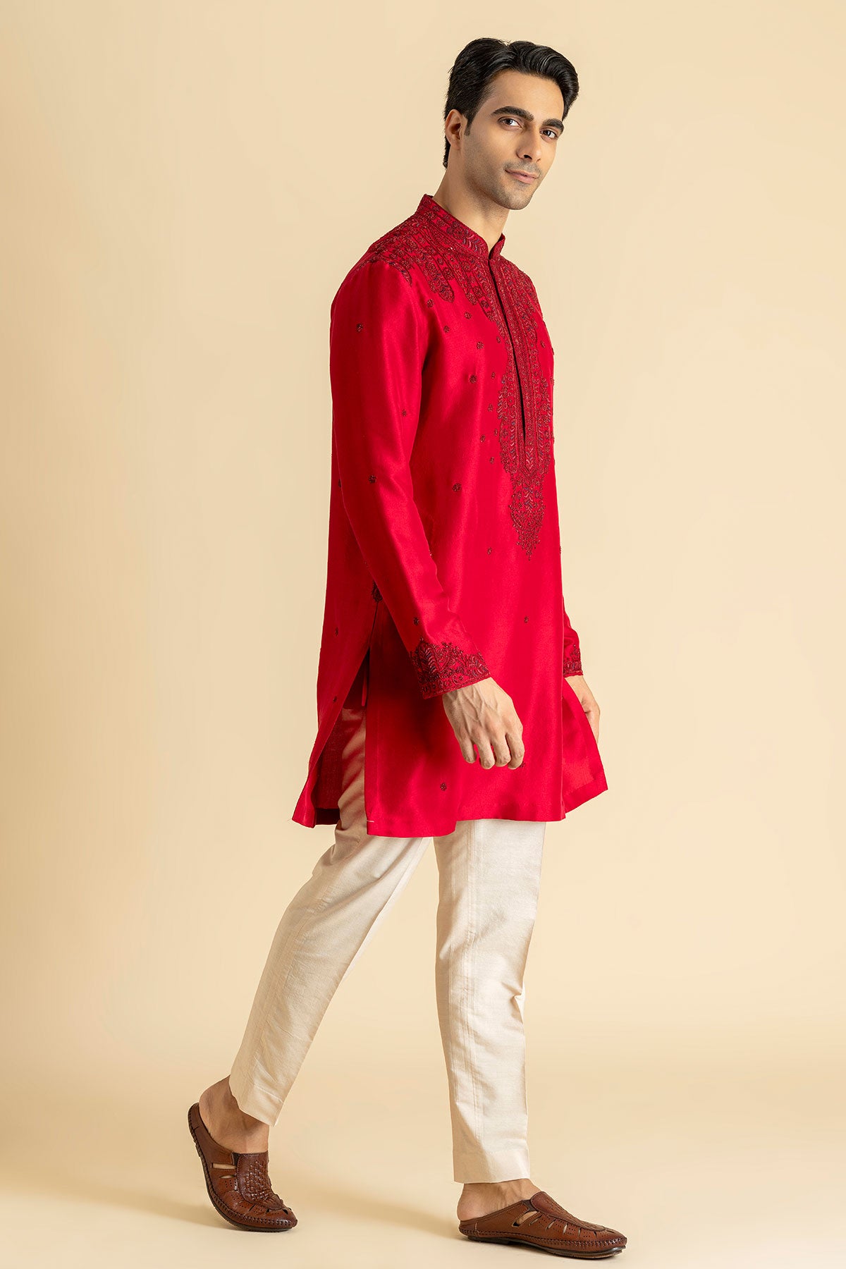 Scarlet Rhythm Kurta Set