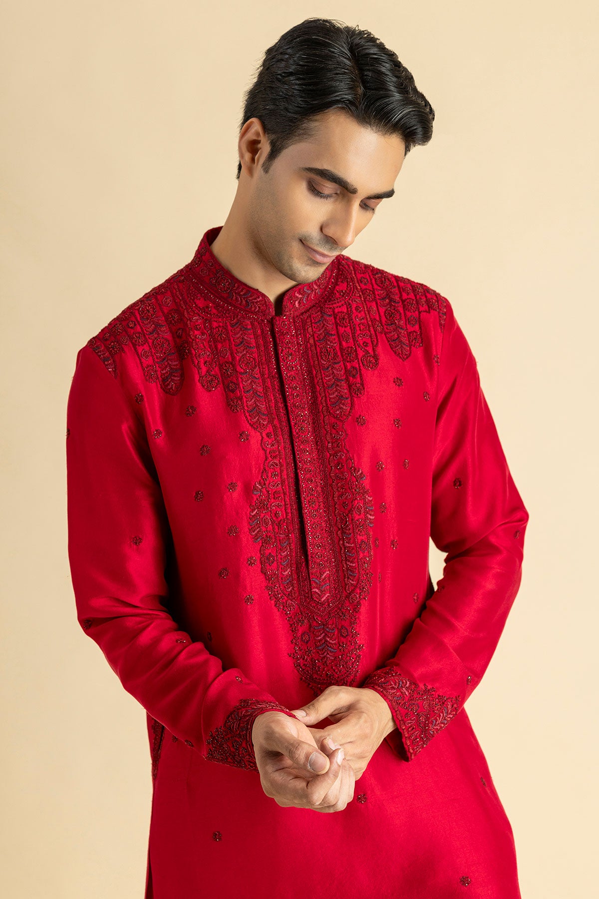 Scarlet Rhythm Kurta Set