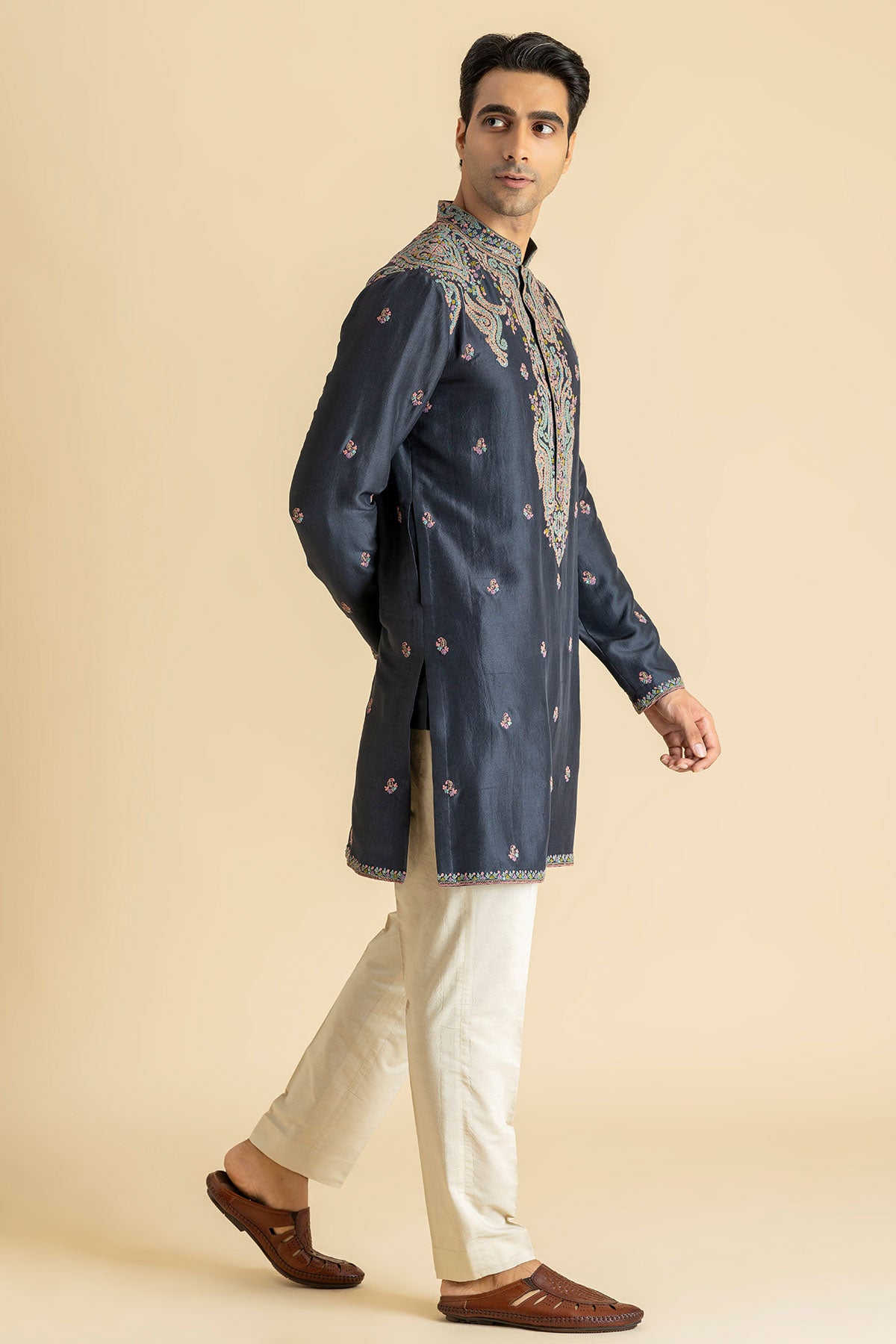 Frosted Indigo Kurta & Pant set