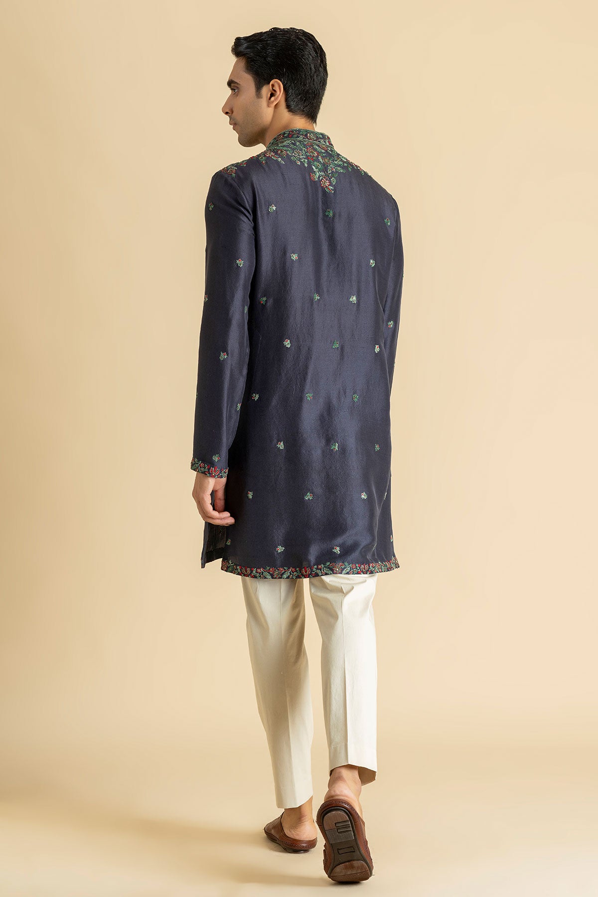 Ashen Bloom Kurta & Pant Set