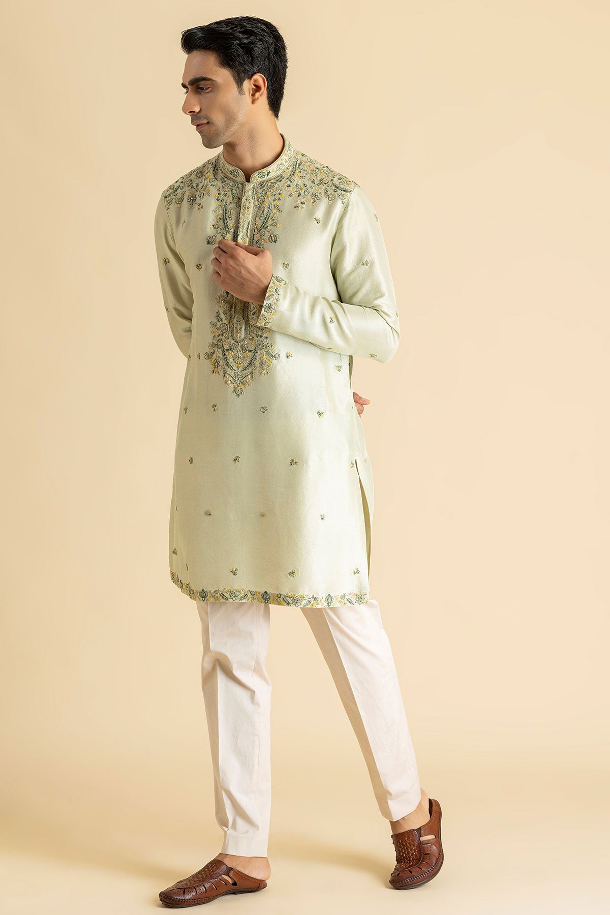 Whispering Greens Kurta Set