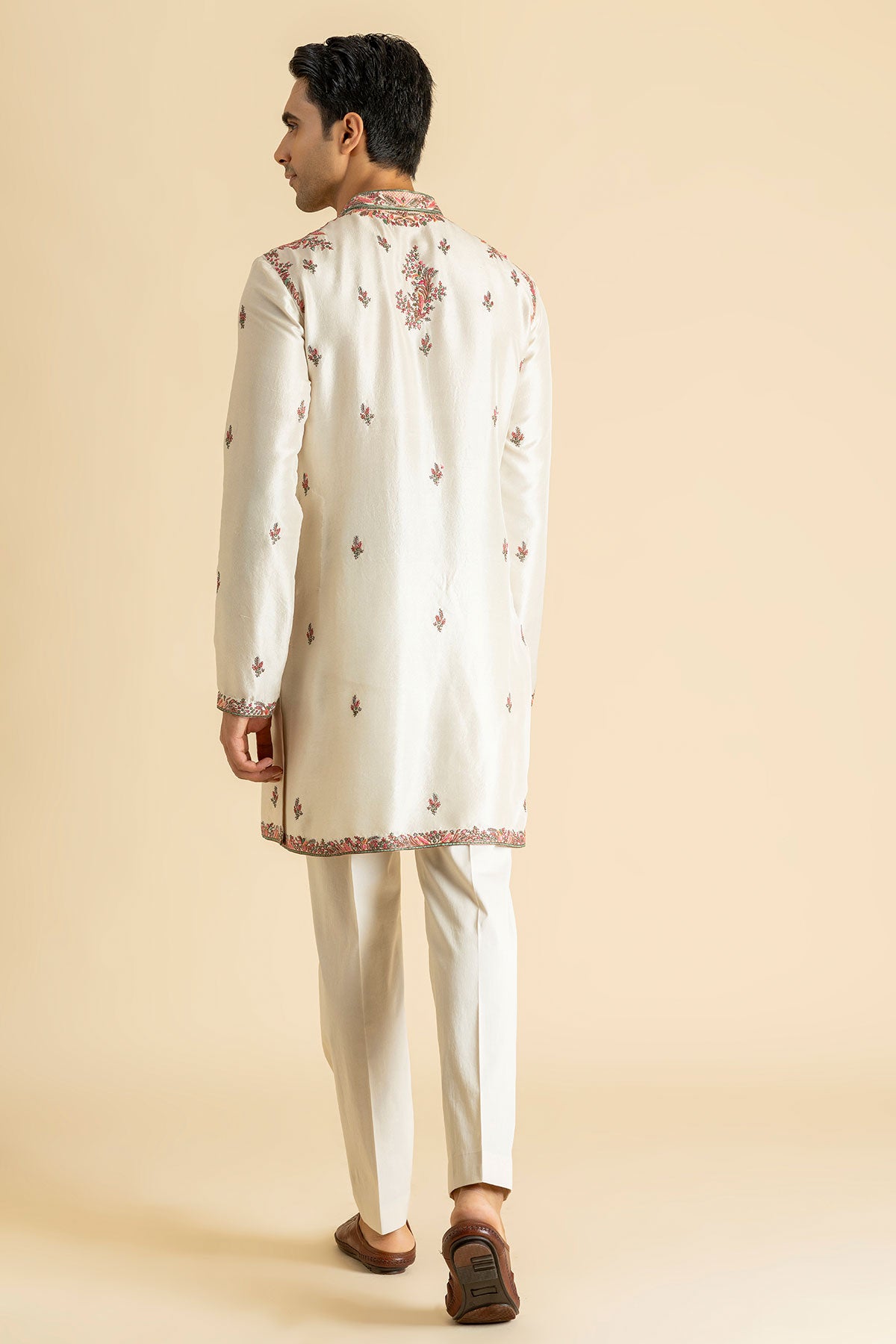 Ivory Botanica Kurta Set