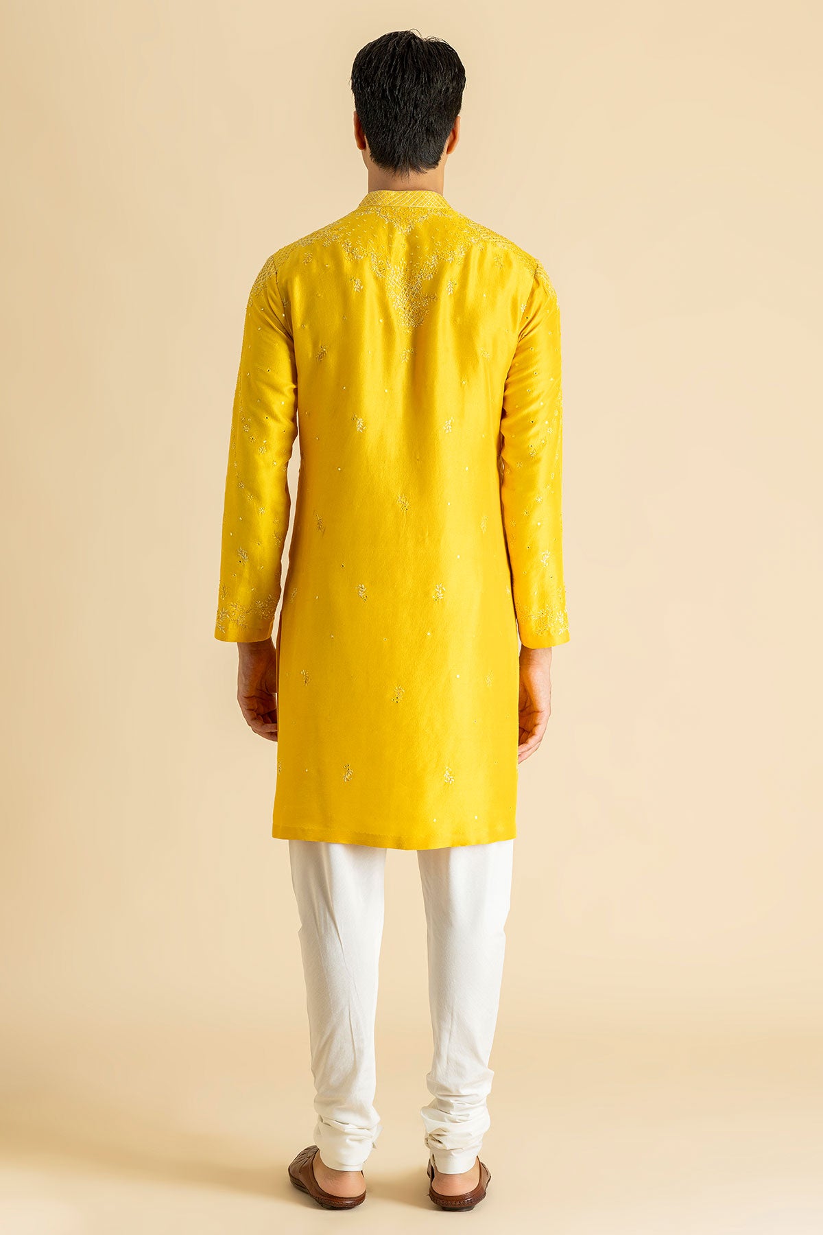 Bloomfield Yellow Kurta and Churidar set