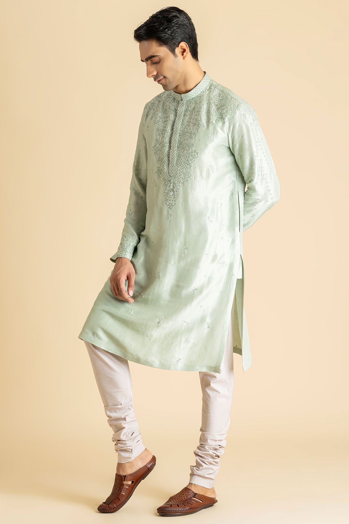 Frosted Mint Kurta Set