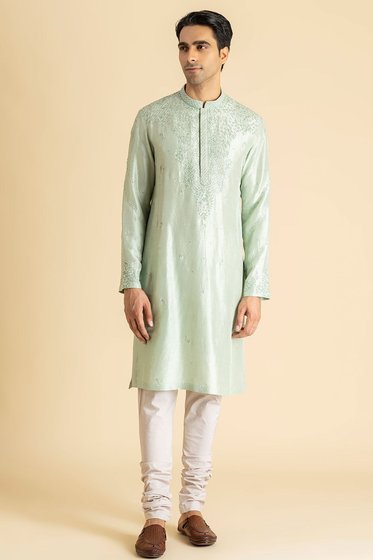 Frosted Mint Kurta Set