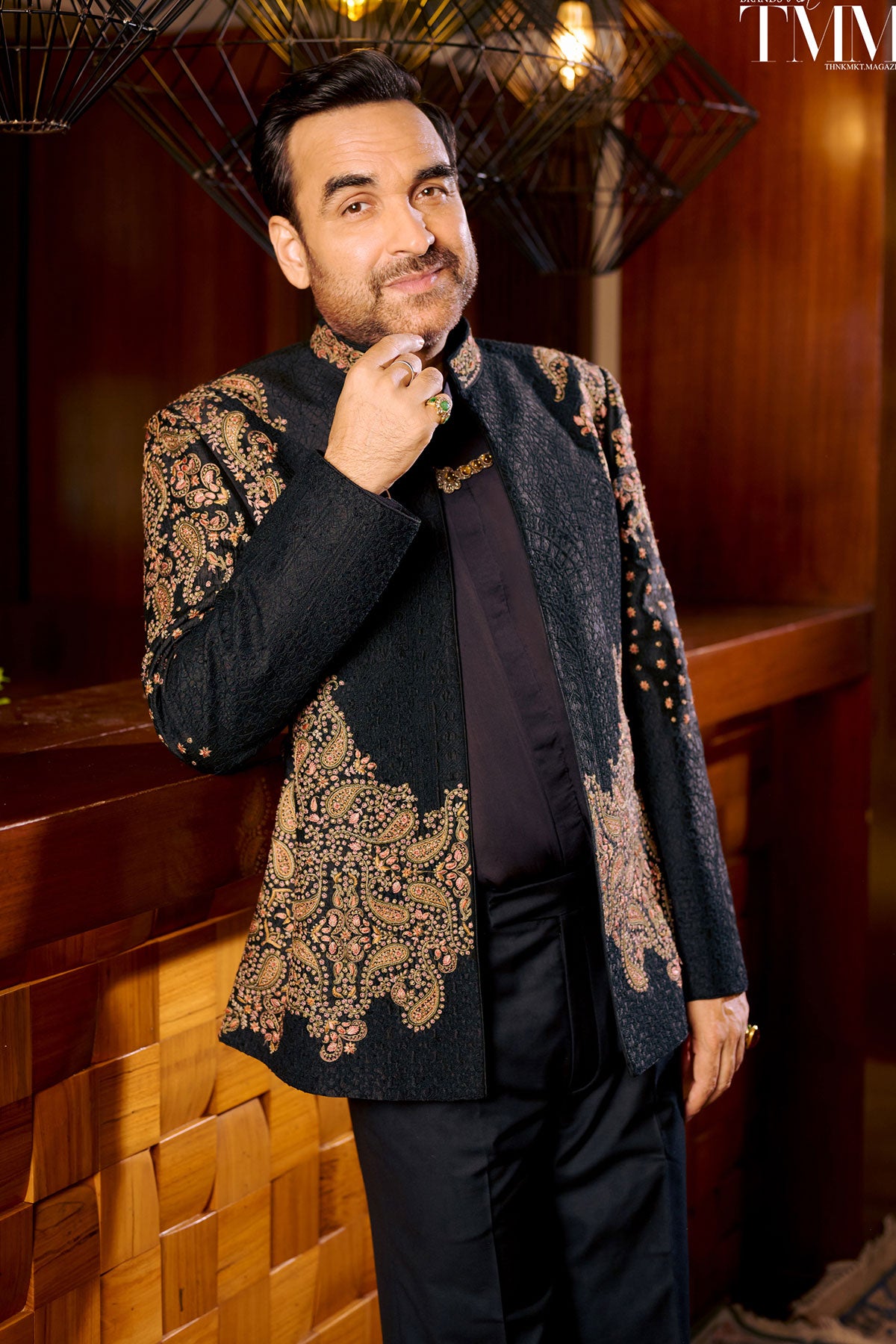 Pankaj Tripathi in Kaashnoir Jacket, Shirt & Pant Set