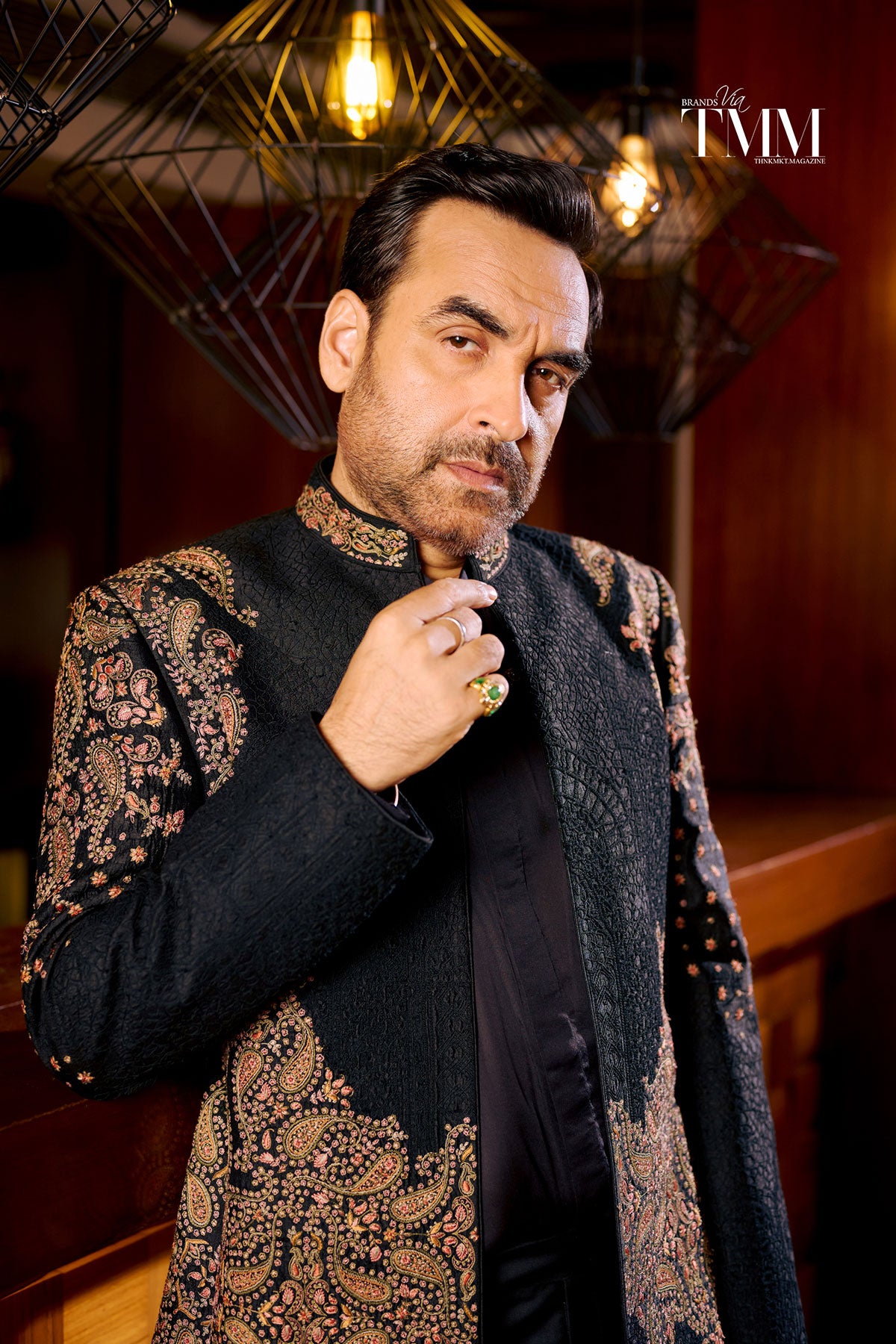 Pankaj Tripathi in Kaashnoir Jacket, Shirt & Pant Set