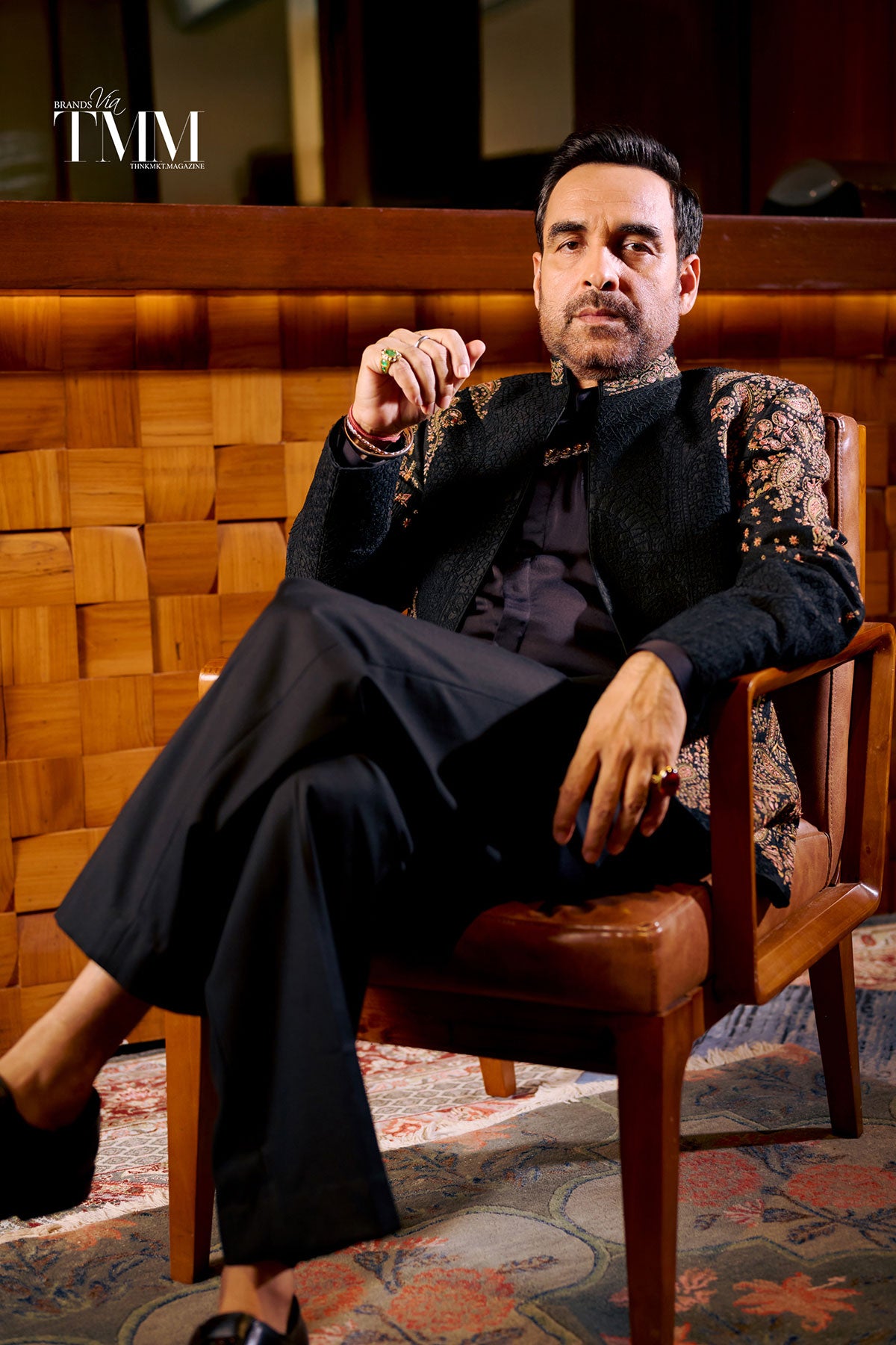 Pankaj Tripathi in Kaashnoir Jacket, Shirt & Pant Set