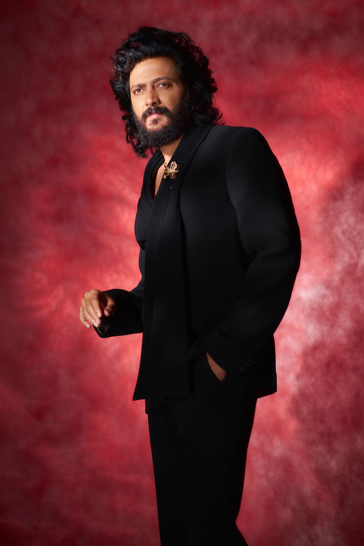 Ritesh Deshmukh in Black Ember Tuxedo