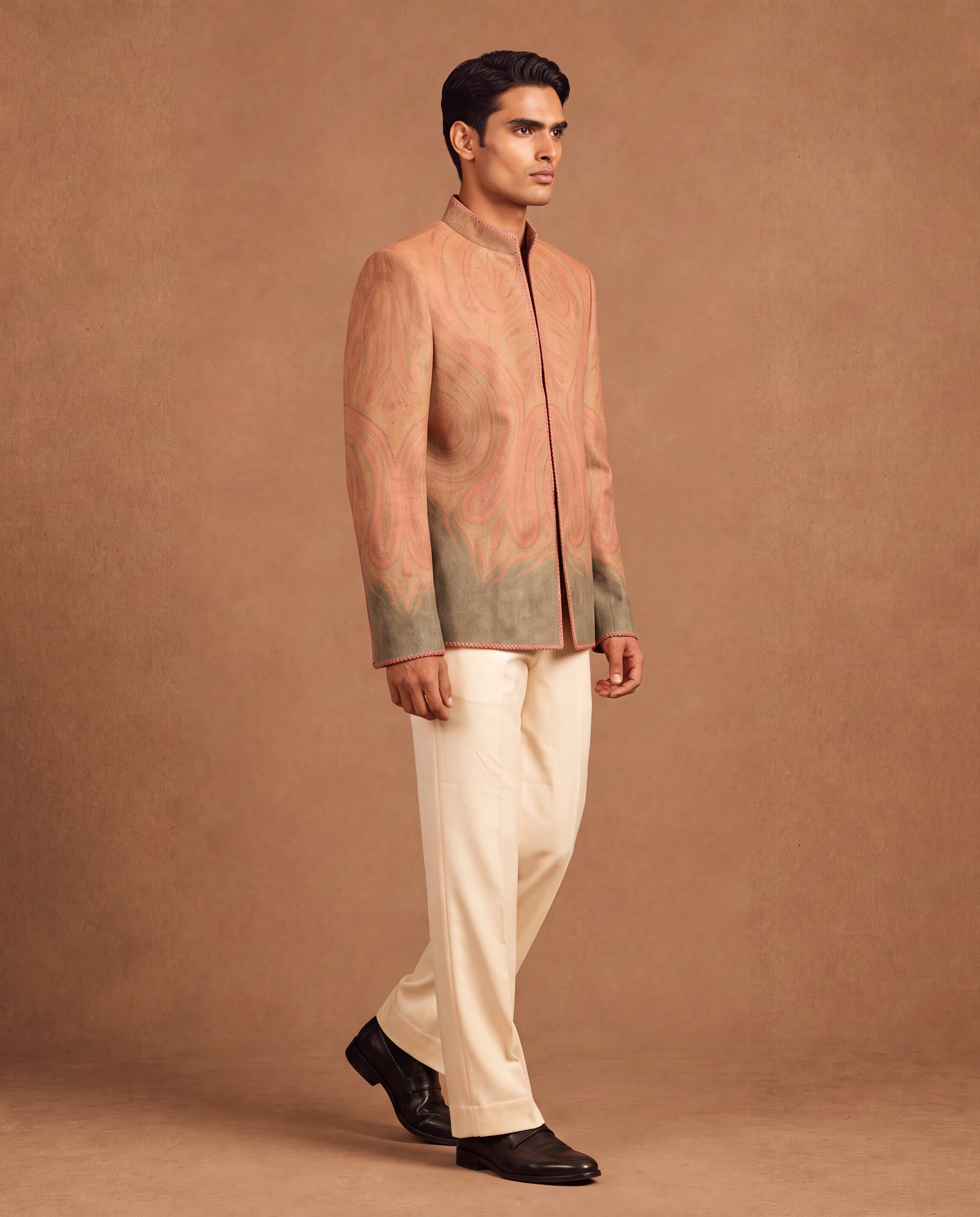Suede Terra Open Jacket & Pant Set