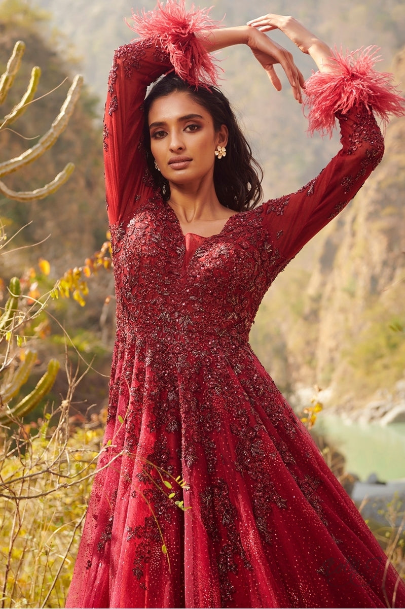 "Liaah" Tulle Gown