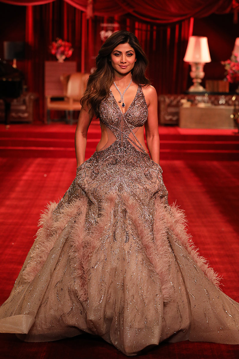 “ Raven “ Mermaid Gown
