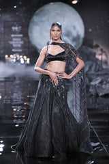 "Larisa" Lurex Weave Lehenga Set