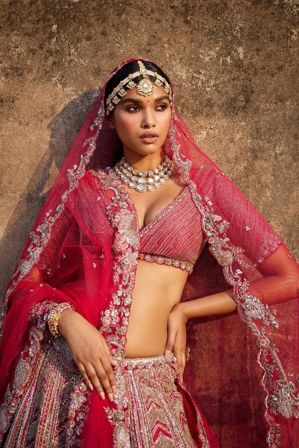 Beautiful | Indian wedding dress bridal lehenga, Indian bridal dress, Indian  bridal outfits