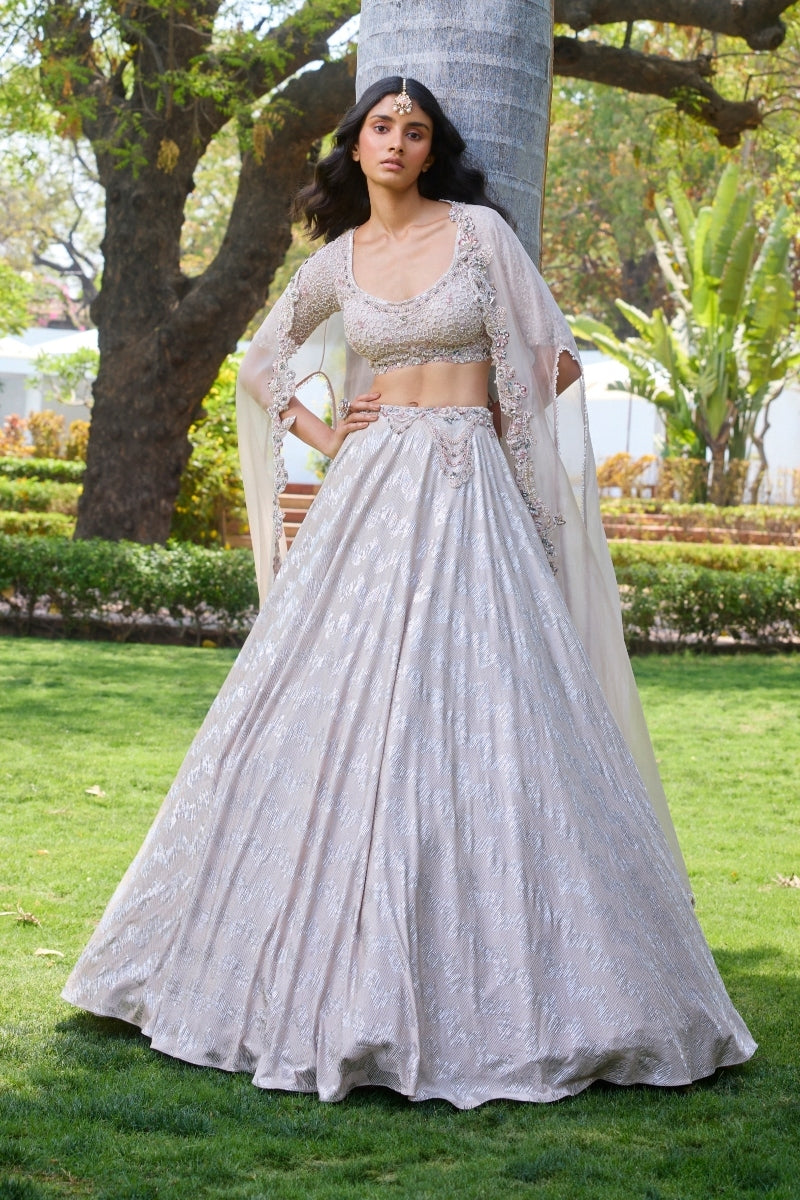 "Adeline" chiffon Lehenga Set