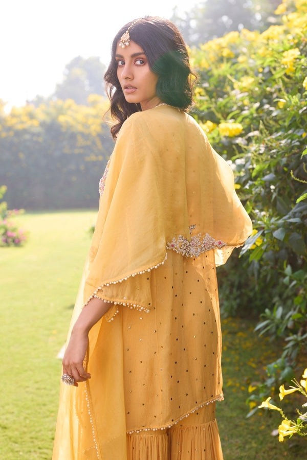 "Alina" Short Kurta And Sharara