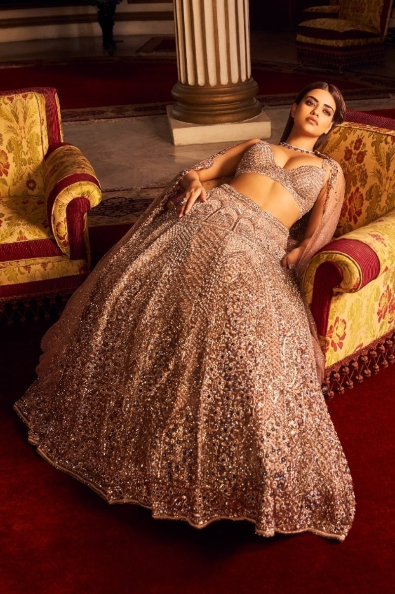 "Anya" Cocktail Lehenga Set