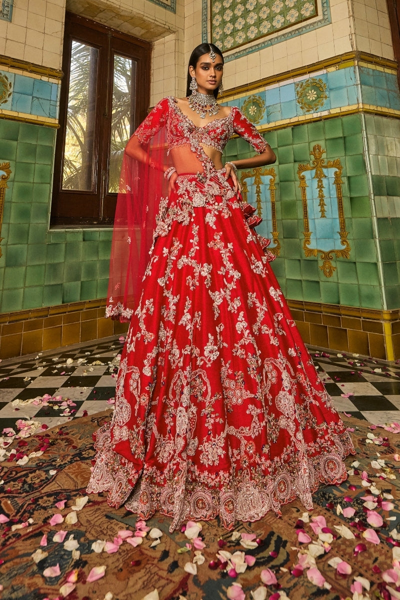 "Charlotte" Bridal Lehenga Set